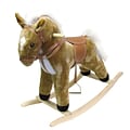 Happy Trails Plush Rocking Horse With Sound, Brown (886511219878)
