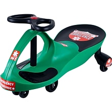 Lil Rider Green Responder Ambulance Wiggle Ride-on Car (886511012615)