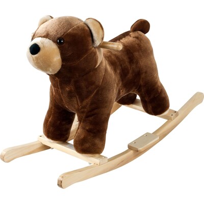 Happy Trails Plush Rocking Barry Bear With Sound, Brown (80-135BEAR)