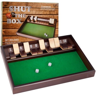 Trademark Games™ Shut The Box Game