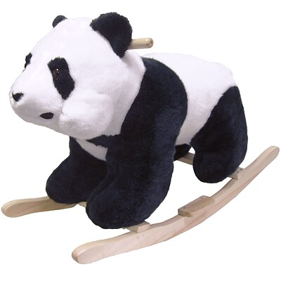 Happy Trails™ Plush Rocking Panda, White/Black