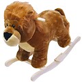 Happy Trails Plush Rocking Lion, Brown (80-77LION)