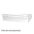 Safco 2-Drawer Flat File Cabinet, Not Assembled, Specialty, White (4999WHR)