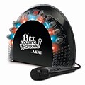 Akai KS-201 2 x 1 W Portable Front Load CD+G Karaoke AM/FM Radio Player With Light Effects