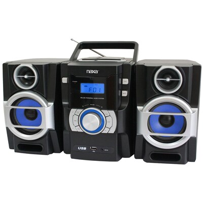 Naxa® NPB-429 Portable MP3/CD Player With PLL FM Radio/USB Input