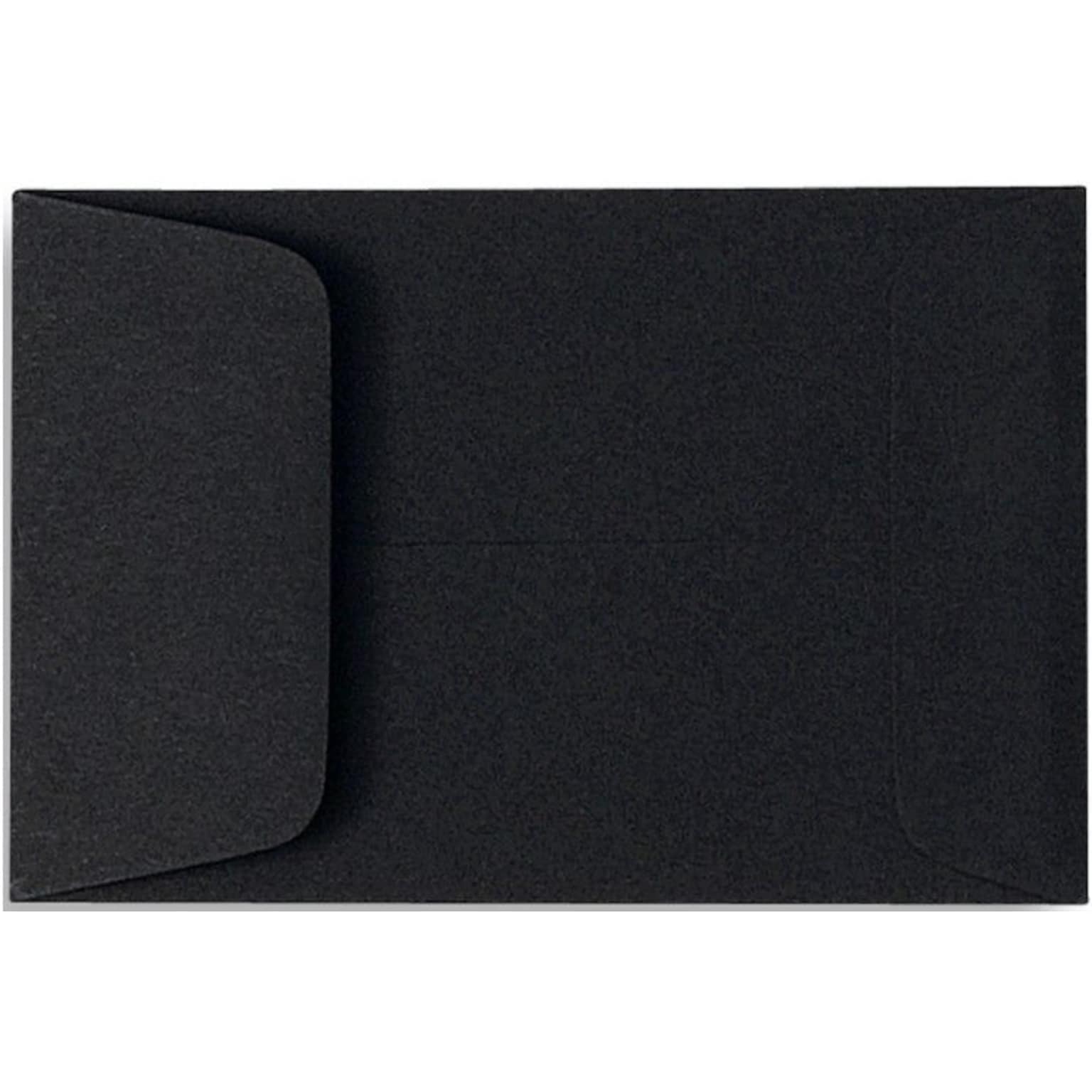 LUX #1 Coin Envelopes (2-1/4 x 3-1/2) 50/Box, Midnight Black (1COBLK-50)