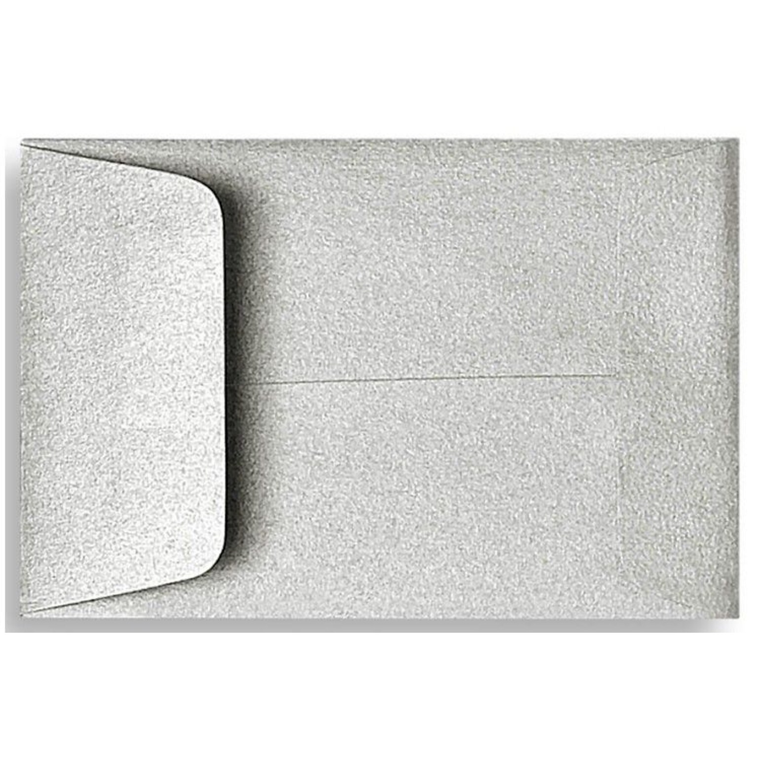 LUX #1 Coin Envelopes (2-1/4 x 3-1/2) 50/Box, Silver Metallic (1COSIL-50)