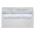 LUX 4 1/8 x 9 1/2 #10 60lbs. Envelopes, White With Silver LUX Lining, 50/Pack