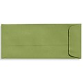 LUX® 70lbs. 4 1/8 x 9 1/2 #10 Open End Envelopes W/Glue, Avocado Green, 250/BX