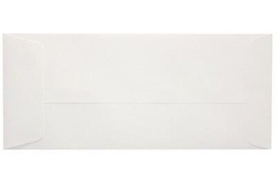 LUX® 80lb 4 1/8x9 1/2 Open End #10 Envelopes W/Peel&Press, Bright White, 1000/BX