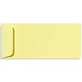 LUX® 70lbs. 4 1/8 x 9 1/2 #10 Open End Envelopes W/Glue, Lemonade Yellow, 250/BX