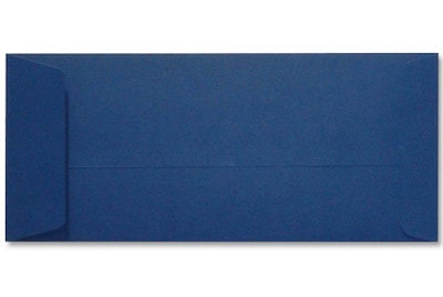 LUX 4 1/8 x 9 1/2 #10 80lbs. Open End Envelopes, Navy Blue, 50/Pack