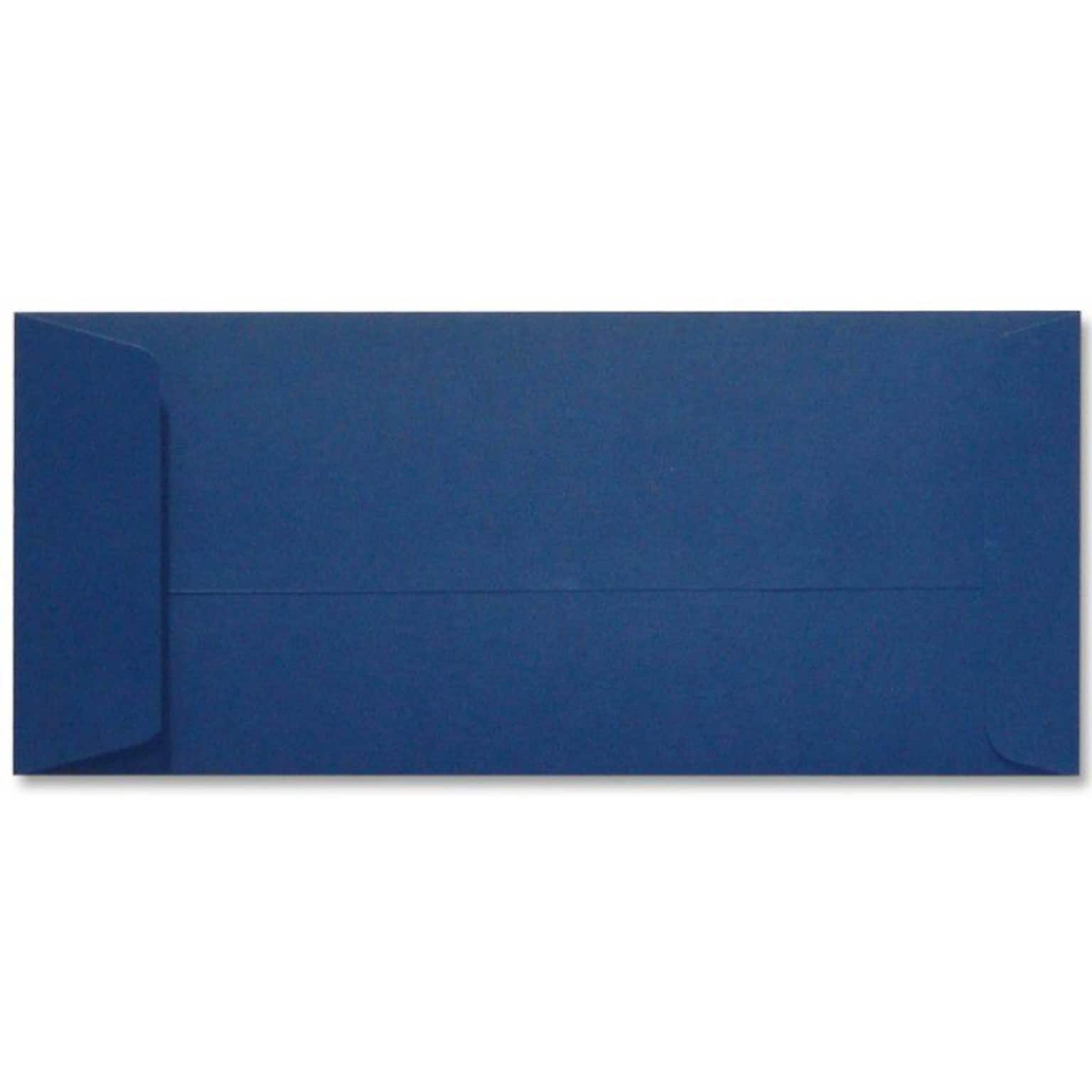 LUX 4 1/8 x 9 1/2 #10 80lbs. Open End Envelopes, Navy Blue, 50/Pack