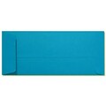 LUX® 80lbs. 4 1/8 x 9 1/2 #10 Open End Envelopes, Pool Blue, 250/BX