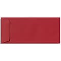 LUX 4 1/8 x 9 1/2 #10 70lbs. Open End Envelopes, Ruby Red, 50/Pack