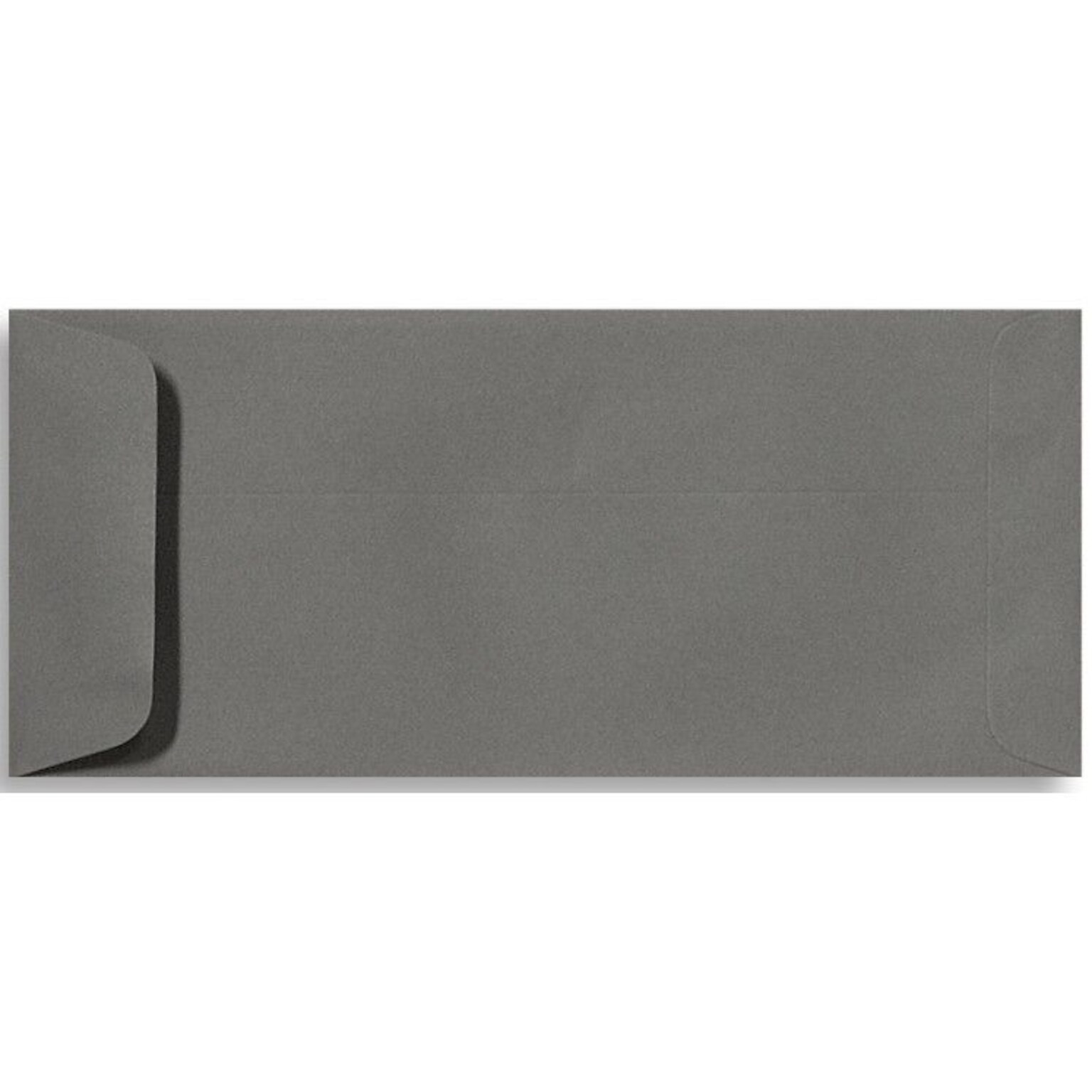 LUX® 70lbs. 4 1/8 x 9 1/2 #10 Open End Envelopes, Smoke Gray, 500/BX