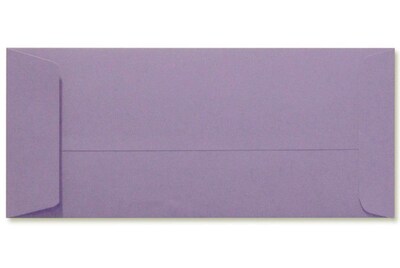 LUX® 80lbs. 4 1/8 x 9 1/2 #10 Open End Envelopes, Wisteria Purple, 1000/BX