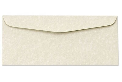 LUX® 60lbs. 4 1/8 x 9 1/2 #10 Regular Envelopes, Cream Parchment, 250/BX