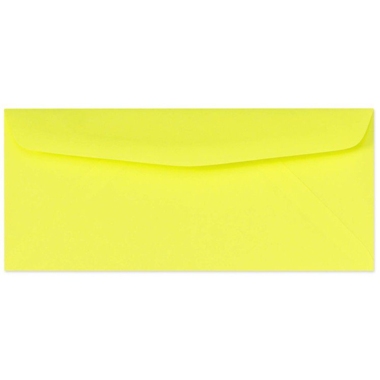 LUX #10 Regular Envelope, 4-1/8 x 9-1/2, Electric Yellow, 250/Box (4260-20-250)