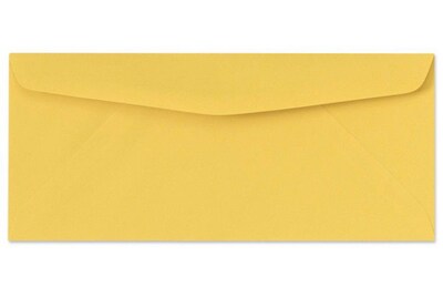 LUX® 60lbs. 4 1/8 x 9 1/2 #10 Regular Envelopes, Goldenrod Yellow, 500/BX