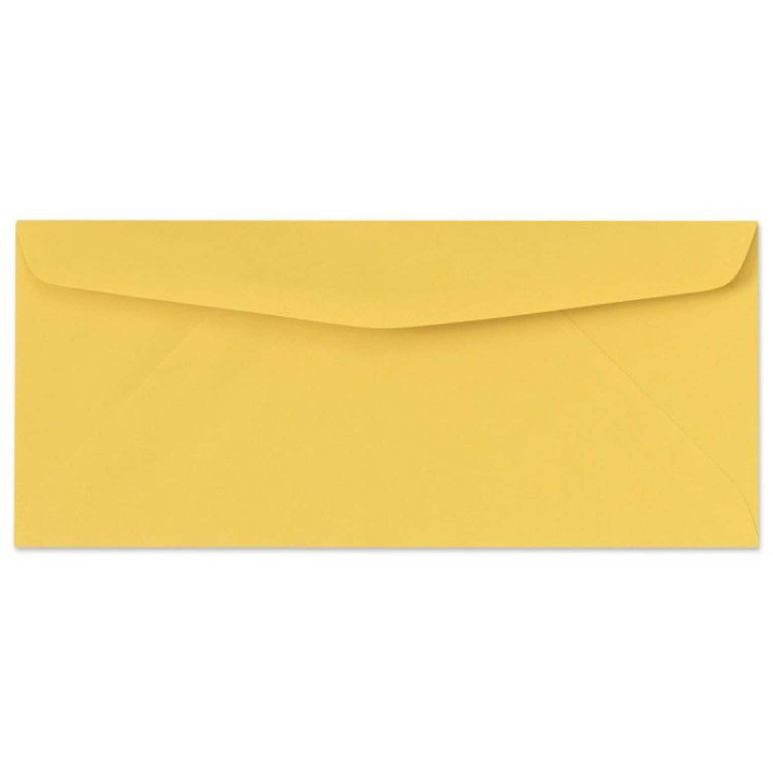 LUX® 60lbs. 4 1/8 x 9 1/2 #10 Regular Envelopes, Goldenrod Yellow, 500/BX