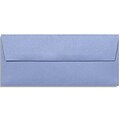 LUX® 80lbs. 4 1/8 x 9 1/2 #10 Square Flap Envelopes W/Glue, Vista Metallic Blue, 250/BX