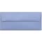 LUX 4 1/8 x 9 1/2 #10 80lbs. Square Flap Envelopes W/Glue Closure, Vista Metallic Blue