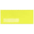 LUX Moistenable Glue #10 Window Envelope, 4 1/2 x 9 1/2, Electric Yellow, 500/Box (4261-20-500)