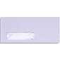 LUX Pastels Moistenable Glue #10 Window Envelope, 4 1/2" x 9 1/2", Orchid Purple, 250/Box (28815-250)