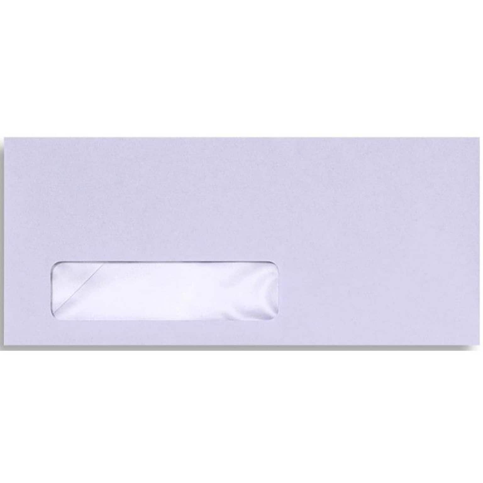 LUX Pastels Moistenable Glue #10 Window Envelope, 4 1/2 x 9 1/2, Orchid Purple, 250/Box (28815-250)