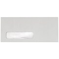 LUX® 60lbs. 4 1/8 x 9 1/2 #10 Window Envelopes, Pastel Gray, 1000/BX