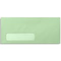 LUX® 4 1/8 x 9 1/2 #10 Window Envelopes, Pastel Green, 50/Pack