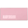 LUX® 60lbs. 4 1/8 x 9 1/2 #10 Window Envelopes, Pastel Pink, 1000/BX