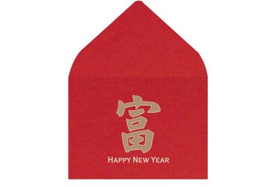 LUX #17 Mini Envelopes (2 11/16 x 3 11/16) 500/Box, Chinese New Year (LEVC-96-500)