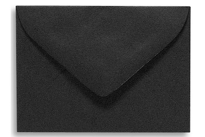 LUX #17 Mini Envelopes (2 11/16 x 3 11/16) 500/Box, Midnight Black (MINBLK-500)