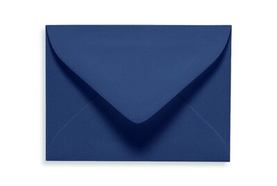 Lux® 2 11/16 x 3 11/16 80lbs. Pointed Mini Envelopes W/Glue; Navy Blue, 50/Pk