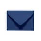 Lux® 2 11/16" x 3 11/16" 80lbs. Pointed Mini Envelopes W/Glue; Navy Blue, 50/Pk