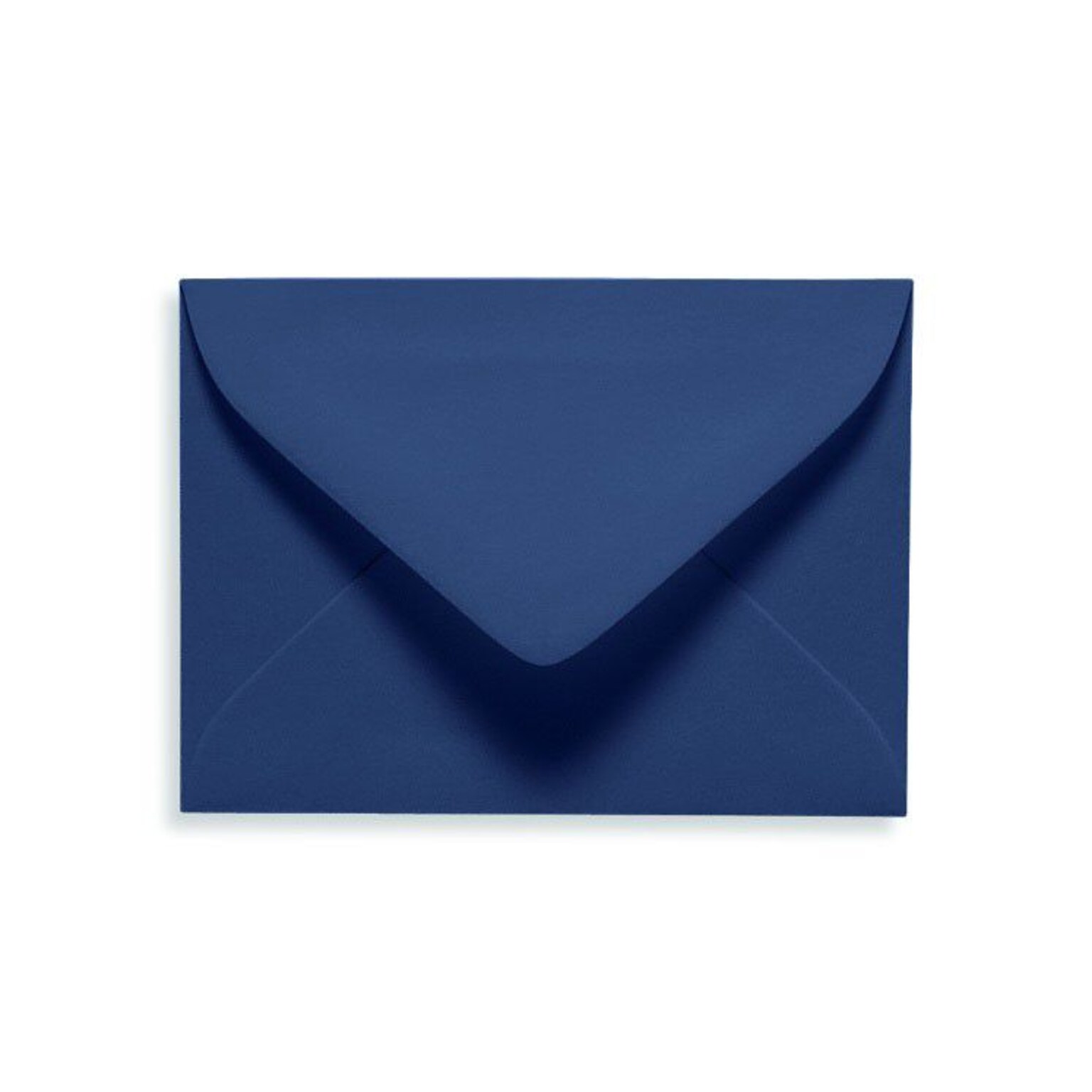 Lux® 2 11/16 x 3 11/16 80lbs. Pointed Mini Envelopes W/Glue; Navy Blue, 50/Pk
