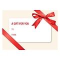 LUX #17 Mini Envelopes (2 11/16 x 3 11/16) 250/Box, Red Bow (LEVC-99-250)