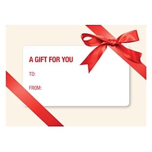 LUX #17 Mini Envelopes (2 11/16 x 3 11/16) 500/Box, Red Bow (LEVC-99-500)