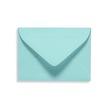 LUX 2 11/16 x 3 11/16 80lbs. #17 Mini Envelopes W/Glue, Seafoam Blue, 50/Pack