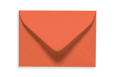 LUX #17 Mini Envelopes (2 11/16 x 3 11/16) 50/Box, Tangerine (LUXLEVC-112-50)