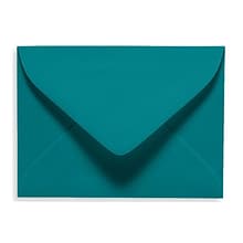 LUX 2 11/16 x 3 11/16 70lbs. #17 Mini Envelopes W/Glue, Teal Blue, 50/Pack