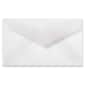 LUX 2 1/8" x 3 5/8" 30lbs. Pointed Mini Envelopes W/Glue, Clear Translucent, 50/Pack