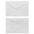 LUX #56 Mini Window Envelope (3 x 4 1/2) 50/Box, White (EN5603-50)