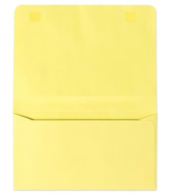 Lux® 4 1/4 x 6 1/2 #6 60lbs. 2-Way Envelopes; Pastel Canary Yellow, 500/Pk