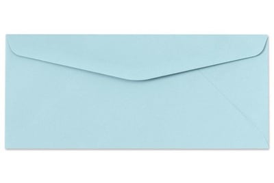 LUX® 60lbs. 3 7/8 x 8 7/8 #9 Regular Envelopes, Pastel Blue, 500/BX