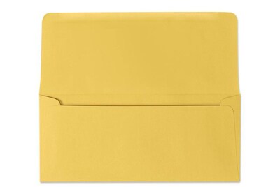 LUX® 3 7/8" x 8 7/8" #9 60lbs. Remittance, Donation Envelopes, goldenrod yellow, 50/Pack, 10 Packs/Box