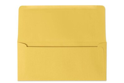 LUX® 3 7/8 x 8 7/8 #9 60lbs. Remittance, Donation Envelopes, goldenrod yellow, 50/Pack, 10 Packs/B