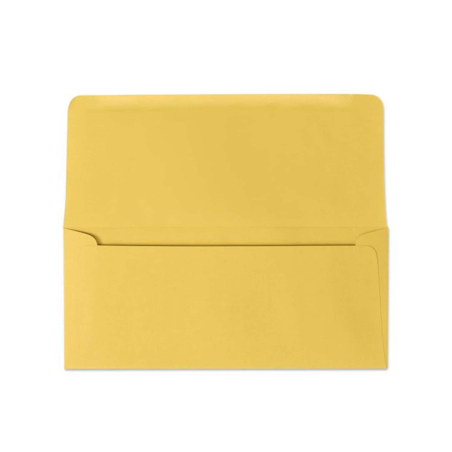 LUX® 3 7/8 x 8 7/8 #9 60lbs. Remittance, Donation Envelopes, goldenrod yellow, 50/Pack, 10 Packs/Box